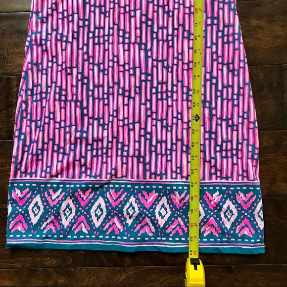 {Lilly Pulitzer}  NWOT Pink and Teal Dress - Picture 5 of 8